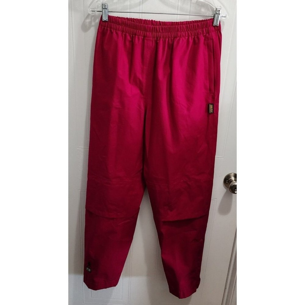 Frank Shorter Women's Gore-Tex Track Jogger Pants Pull-On Pink Gorpcore Sz Large